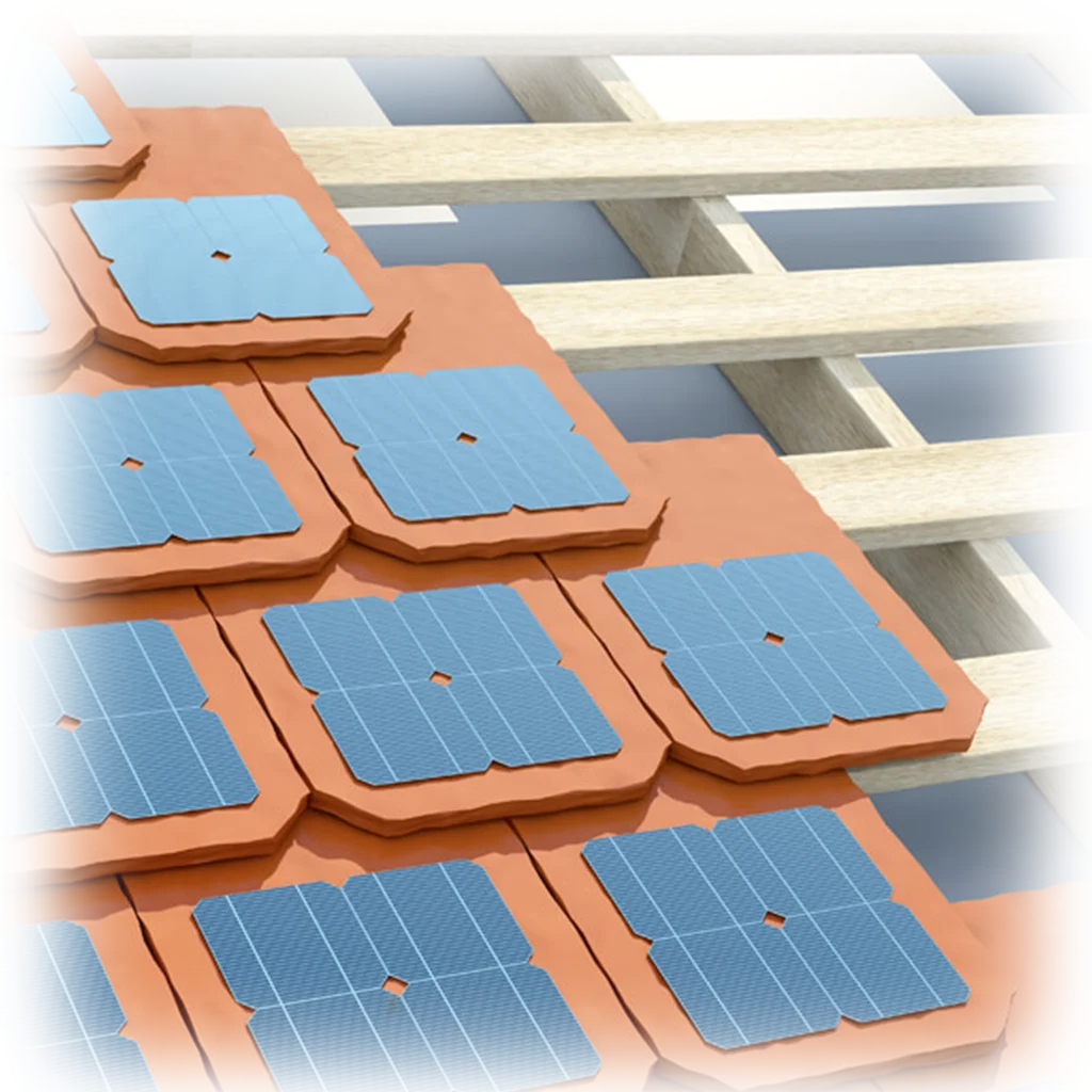 instalación de tejas solares - Energia solar